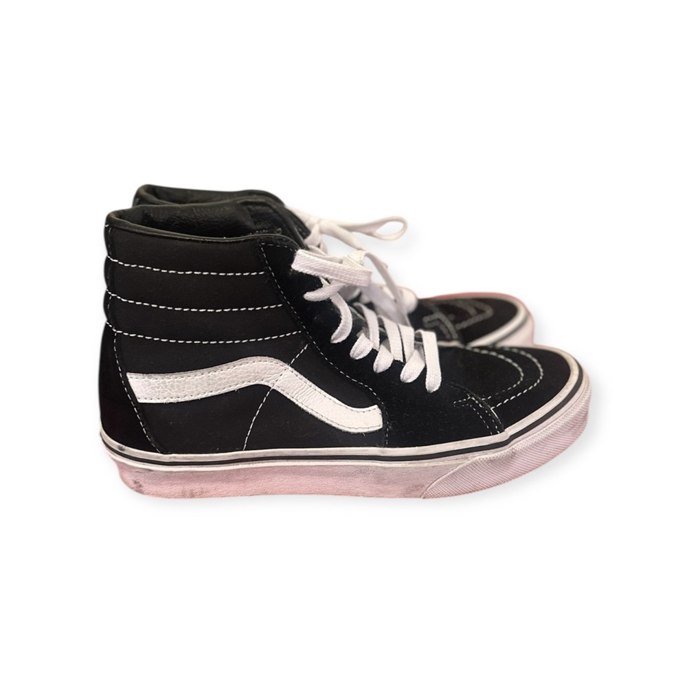Vans Sk8 Hi Women's Black and White Sneakers